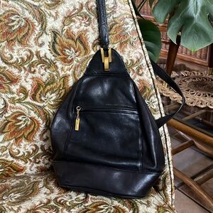 Vintage Leather Sling Bag